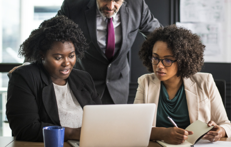 Ladies on a round table